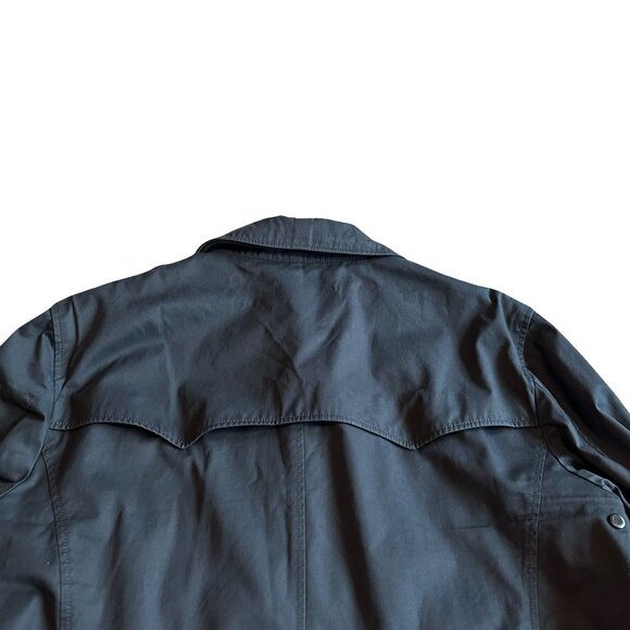 Ralph Lauren Purple Label Zip Button Trench Coat Jacket Waist Length Size XXL 2X - Picture 7 of 12